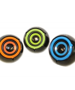 Mini-parlante, Myo-u20 Usb Colores Varios 2.0 With 3.5mm Audio Connect,volume Cont. In Cable,black/green