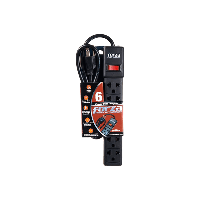 Regleta De 6 Salidas Fps-601ul - TECNOCOMP