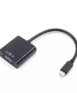 Adaptador De Video Ime-19933 - Type C (m) To Vga (f) 1080 Hd Abs 100% Bk