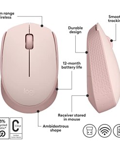 Mouse Logitech Inalambrico M170 Rose 910-006862