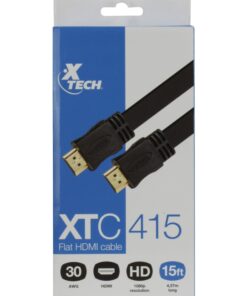 Cable Hdmi Flat 15pie Xtc-415 Xtech