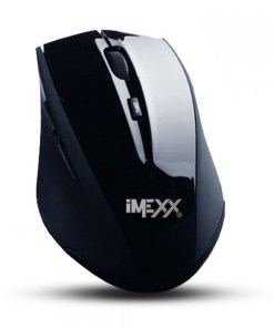 Mouse Ime-26415 Wireless 2.4ghz Mouse , Premium, 800/1200/1600 Dp Piano Black - Uv Shiny Coat Ime-26415