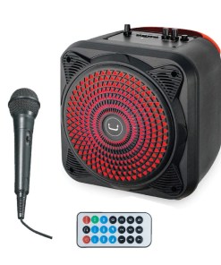 Parlante Unno Tekno Beatbox 8" Led, Mic, Remote, Bt - Black - Sp9356bk