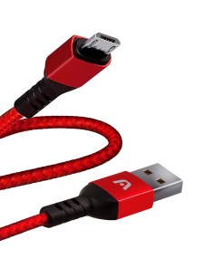 Cable Micro Usb A Usb 2.0 Nylon Trenzado Braided Arg-cb-0021rd