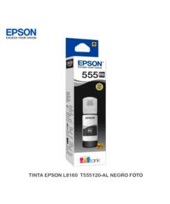 Tinta Epson T555120-al Negro L8160 L8180 C13t06y12a / As102eps92
