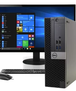 Desktop Dell OptiPlex, Intel Core i5-6ta Gen, 128GB SSD, 8GB RAM, WIN10 Pro, Monitor 19” Pulg, Teclado y mouse.