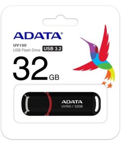Memoria Usb Adata Uv150-64gb-retail Black / Auv150-64g-rbk