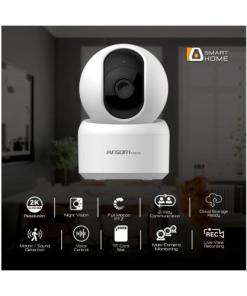Camara De Vigilancia Smart Wifi Argom Convoy 40/full Motion/indoor /2k-3mp/night Vision Arg-sv-8040wt