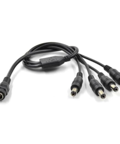 Conector Dc Hembra A 4 Salidas Con-d04 Dc Machos 40cm Hikvision