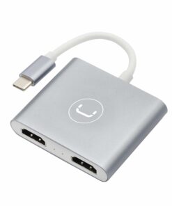 Adaptador De Usb C A Doble Puerto Hdmi Hb1103sv Unno Tekno
