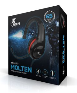 HEADSET XTECH  XTH-520BK MOLTEN CHAT GAMING WRD 3.5MM BLAXK