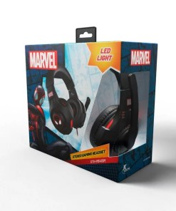HEADSET XTECH XTH-M541SM MARVEL SPIDER MAN INAL LED C/MICROFONO