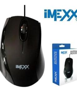 Mouse Imexx 3d Usb Black Rubber Finish Ime-26985