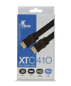 Cable Hdmi Flat 10pie Xtc-410 Xtech