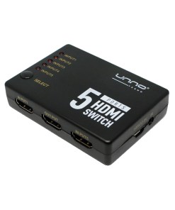 SWITCH HDMI 5 PORTS - HB1203BK UNNO TEKNO