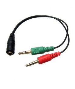CABLE DE AUDIO IME-14840 - CELL TO PC, 3.5MM (F) TO 3.5MM (M), DUAL MIC/AUDIO STEREO, SPLITTER, SMART EARPHONES TO PC IMEXX