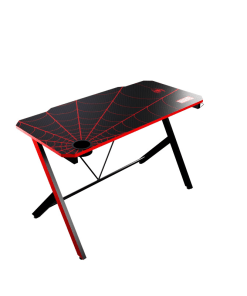 ESCRITORIO PARA VIDEOJUEGOS  DE UN NIVEL XTF-MD200SM | EDICIÓN SPIDER-MAN / ROJO-NEGRO  XTECH AM100XTK21