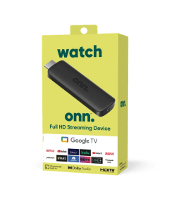 ONN GOOGLE TV FULL HD STREAMING DEVICE (NEW, 2023), BLACK ONN-2334A