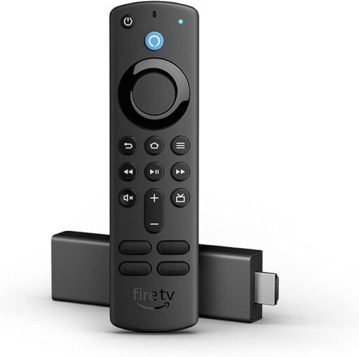 AMAZON FIRE TV STICK 4K STREAMING DEVICE WITH LATEST ALEXA VOICE REMOTE ...