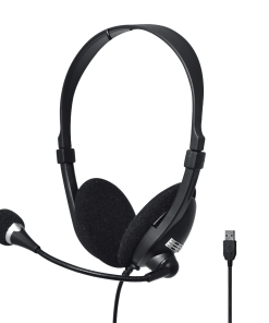 HEADSET ACE 5 STEREO USB WITH MIC HS7205BK UNNOTEKNO