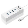 HUB USB C - (M) X4 USB 3.0 (F) WHITE IME-35140 IMEXX