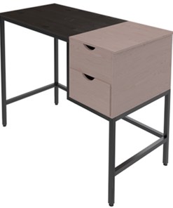 ESCRITORIO XTECH XTF-CD457 DE UN SOLO NIVEL CON ESTRUCTURA DE ACERO AM100XTK04