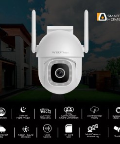 CAMARA DE VIGILANCIA SMART WIFI ARGOM CONVOY 72/PTZ 360/OUTDOOR/2K-3MP/COLOR NIGHT VISION/SPOT LIGHT ARG-SV-8072WT