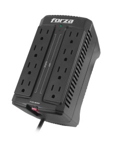 REGULADOR DE VOLTAJE FORZA FVR-901M AUTOMATICO 900VA /450W 120V 8-NEMA