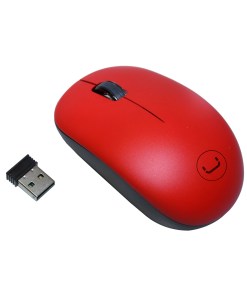 MOUSE CURVE WIRELESS - RED - MS6526RD UNNO TEKNO