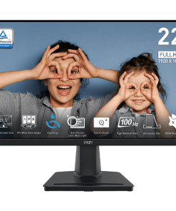 MONITOR MSI 21.5 PRO MP225 1920 X 1080 100HZ 1MS IPS FHD LED PLANO NEGRO 9S6-3PC6CM-001 /22487