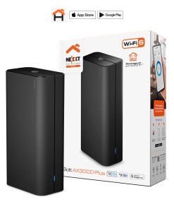 SISTEMA NEXXT HOME BOLT MESH ROUTER WIFI 6 1 NODO NCM-X3000 / NW231NXT38