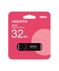 MEMORIA USB ADATA UV150 32GB 3.0 NEGRO / ROJO AUV150-32G-RBK 842243006766