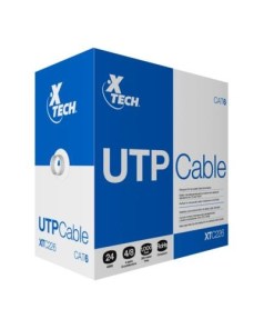 CABLE DE RED XTECH UTP XTC-226 CAT6 1000FT/305M GRIS 24 AWG / AC003XTK03