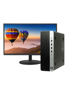 Desktop HP Prodesk 600 G3 SFF, Intel Core i5 7ma Gen, 240GB SSD, 8GB RAM, WIN10 Pro, Monitor 22” Pulg, Teclado y mouse.