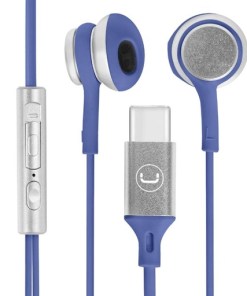 AUDIFONOS EARBUDS ULTRA TYPE C WITH MIC - BLUE -HS7005BL UNNO TEKNO