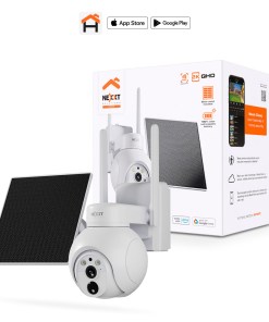 CAMARA DE VIGILANCIA NEXXT NHC-OP40SL EXTERIOR 4G PTZ(360) CAM 2K PANEL SOLAR INCLUIDO MM107NXT84 (FUNCIONA CON SIMCARD)