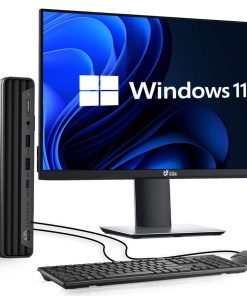 Desktop HP Elitedesk 800 G6 Micro PC, Intel Core i5-10ma Gen, 256GB SSD, 16GB RAM, WIN11 Pro, Monitor 24” Pulg, Garantía 08 Meses, Teclado y mouse.