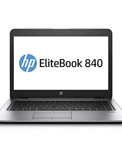 HP EliteBook 840 G3 Laptop con pantalla HD de 14 pulgadas, Intel Core i5-6ta Gen, 128GB SSD, 8GB DDR4 RAM, cámara web, WiFi, Windows 10 Pro.
