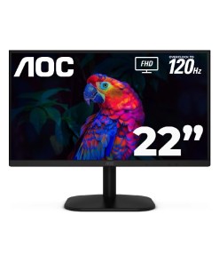 MONITOR AOC 22B35HM23 22 PULG PLANA FULL HD 1920 X 1080 120HZ LED ADAPTIVE SYNC HDMI / VGA / 3.5MM NEGRO / DV1144