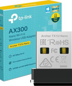 ADAPTADOR TP-LINK INALAMBRICO TP LINK ARCHER TX1U NANO(US) USB WIFI 6 / AC1030