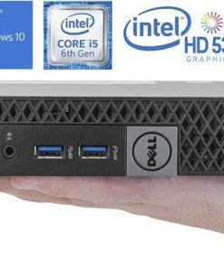 Dell Optiplex 7040 Micro PC, Intel Core i5-6ta Gen, 500 GB HDD, 8GB DDR4 RAM, Monitor 17”, Teclado, mouse, Windows 10 Pro.