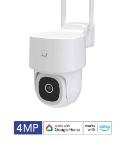 CAMARA DE SEGURIDAD WIFI CAM21+ SMART OUDOOR PAN Y TILT 4MP - CM1430WT UNNO TEKNO